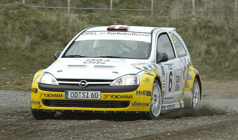 Konkurrenceheldet var med Martin Johansen og Karsten Isaksen i deres Corsa Super 1600 i DM-premieren 2005. Samtidig fik rallyparret bevist, at de har en unik omstillingsparathed og -evne til nye udfordringer. (Foto: Åge Kirketerp Jensen)